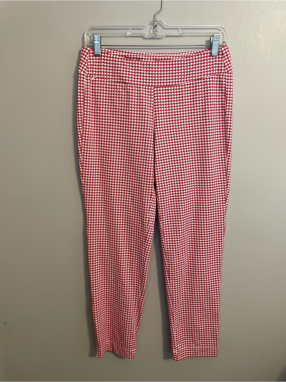 J McLaughlin Women’s Red and White Pants Size Small